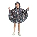 Freesmily Kids Cute Raincoat Waterproof Rain Poncho Jacket Coat for Girls Boys
