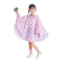 Freesmily Kids Cute Raincoat Waterproof Rain Poncho Jacket Coat for Girls Boys