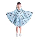 Freesmily Kids Cute Raincoat Waterproof Rain Poncho Jacket Coat for Girls Boys