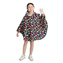 Freesmily Kids Cute Raincoat Waterproof Rain Poncho Jacket Coat for Girls Boys