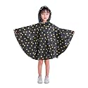 Freesmily Kids Cute Raincoat Waterproof Rain Poncho Jacket Coat for Girls Boys