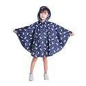 Freesmily Kids Cute Raincoat Waterproof Rain Poncho Jacket Coat for Girls Boys