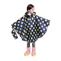 Freesmily Kids Cute Raincoat Waterproof Rain Poncho Jacket Coat for Girls Boys
