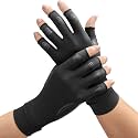 FREETOO Copper Compression Gloves Women Men, Fingerless Arthritis Gloves