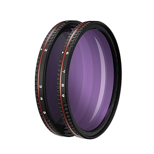 freewell 72mm variable nd filter all day 2 to 5 stop amp 6 to 9 stop - 2pack