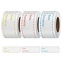 Freezer Labels - Water &amp; Oil Resistant Food Storage Stickers (375 Pcs)