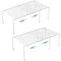 Freezer Shelf Expandable Kitchen Cabinet Organizer Shelf Riser