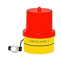 Freezing Temp Alert, Freeze Warn Light: Flashes Below 42°F Available in Red OR Blue (Red) Batteries Included
