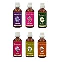 Aroma Essential Oil Fragrance Oils For Diffusers, Home Care, Candle Making, Fragrance, Aromatherapy, Humidifiers (Lavender+Sandal+LemonGrass+TeaTree+PinkRose+Orchid, 100 ml)