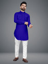 FRELURO Men Cotton Blend Kurta Pyjama Set