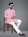 FRELURO Men Cotton Blend Kurta Pyjama Set