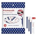 Fremouth Orthodontic Flossers for Braces - Ortho Floss Picks, 75 Count