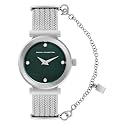 French Connection 2 Hands Green Round Dial