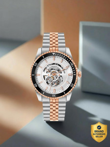 French Connection AETHER DRIVE Silver Round Dial | Automatic Watch for ...