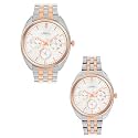 French Connection Analog Silver Dial Couples Watch