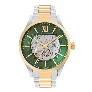 French Connection Automatic Green Dial Mens Watch-FCA10TM
