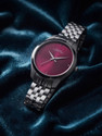 French Connection FCND40PRSM Purple Sunray Round Dial