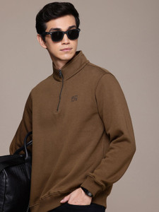 French Connection Full Sleeve Solid Men Sweatshirt