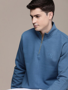 French Connection Full Sleeve Solid Men Sweatshirt