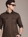 French Connection Men Slim Fit Solid Cut