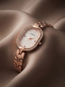French Connection Rose Gold MOP Oval Dial