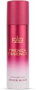 french essence luxury amber magic no gas deo body spray with long lasting fragrance deodorant spray - for men  women 120 ml