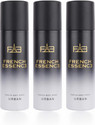 FRENCH ESSENCE Luxury Urban No Gas Deo Body Spray With Long Lasting Fragrance (120 ML Each) Deodorant Spray - For Men (360 ml, Pack of 3)