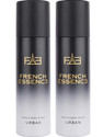 FRENCH ESSENCE Luxury Urban No Gas Deo Body Spray With Long Lasting Fragrance (120 ML Each) Deodorant Spray - For Men (240 ml, Pack of 2)