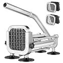 French Fry Cutter, Ruooson Professional Potato Cutter Slicer with1/2 In &amp; 3/8 In Stainless Steel Blades, Great for Whole Potatoes Carrots Cucumbers.