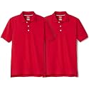 French Toast Boys 2-Pack Short Sleeve Pique Polo Shirt School Uniform