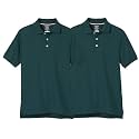 French Toast Boys' 2-Pack Short Sleeve Pique Polo Shirt