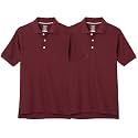 French Toast Boys' 2-Pack Short Sleeve Pique Polo Shirt