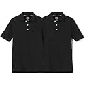 French Toast Boys' 2-Pack Short Sleeve Pique Polo Shirt