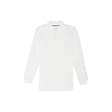 French Toast Boys' Pique Polo School Uniform Shirt with Long Sleeves for Boys and Girls,