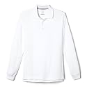 French Toast Boys' Pique Polo School Uniform Shirt with Long Sleeves for Boys and Girls,