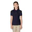 French Toast Girls' Short Sleeve Stretch Pique Polo Shirt
