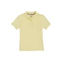 French Toast Girls' Short Sleeve Stretch Pique Polo Shirt