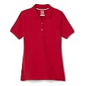 French Toast Girls' Short Sleeve Stretch Pique Polo Shirt