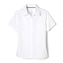 French Toast Girls' Short Sleeve Blouse with Pocket