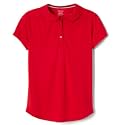 French Toast Girls' Short Sleeve Moisture Wicking Sport Polo