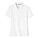 French Toast Girls' Short Sleeve Stretch Pique Polo Shirt
