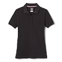 French Toast Girls' Short Sleeve Stretch Pique Polo Shirt