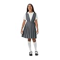 French Toast Girls V-Neck Pleated Jumper