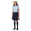 French Toast Girls Adjustable Waist Pleated-Front Two-tab Scooter