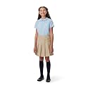 French Toast Girls Adjustable Waist Pleated-Front Two-tab Scooter