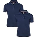 French Toast Kid Girl's 2-Pack Short Sleeve Polo Shirt School Uniform