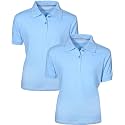 French Toast Kid Girl's 2-Pack Short Sleeve Polo Shirt School Uniform