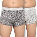 Frenchie VIP U19 Cotton Spandex Fabric Underwear Trunk Combo Set for Teenage Boys with Outer Elastic Waistband