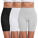 FRESBEIT Slip Shorts for Under Dresses Anti Chafing Yoga Biker Shorts Women