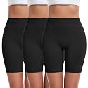 FRESBEIT Slip Shorts for Under Dresses Anti Chafing Yoga Biker Shorts Women
